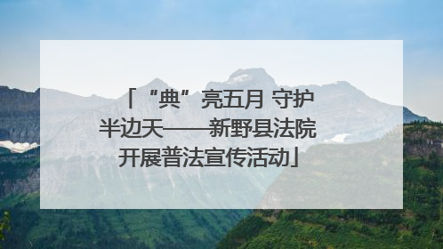 “典”亮五月 守护半边天——新野县法院开展普法宣传活动