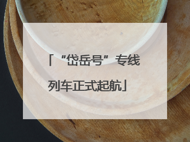 “岱岳号”专线列车正式起航