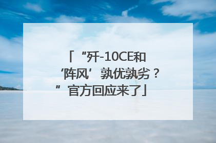 “歼-10CE和‘阵风’孰优孰劣？”官方回应来了