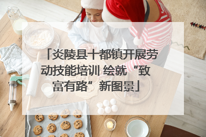 炎陵县十都镇开展劳动技能培训 绘就“致富有路”新图景
