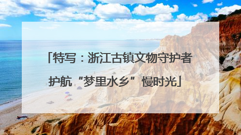 特写：浙江古镇文物守护者 护航“梦里水乡”慢时光