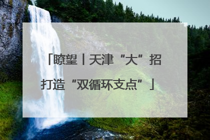 瞭望丨天津“大”招打造“双循环支点”