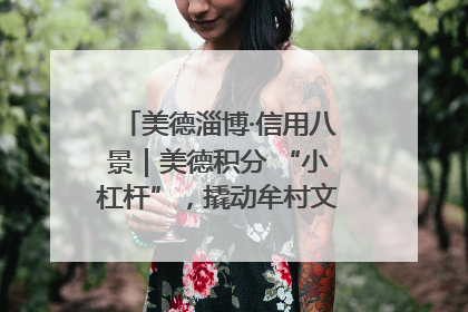 美德淄博·信用八景｜美德积分 “小杠杆”，撬动牟村文明 “大能量”
