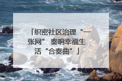 织密社区治理“一张网” 奏响幸福生活“合奏曲”