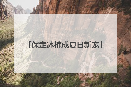 保定冰柿成夏日新宠
