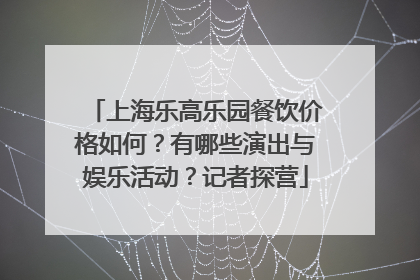 上海乐高乐园餐饮价格如何？有哪些演出与娱乐活动？记者探营