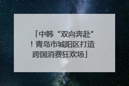 中韩“双向奔赴”！青岛市城阳区打造跨国消费狂欢场