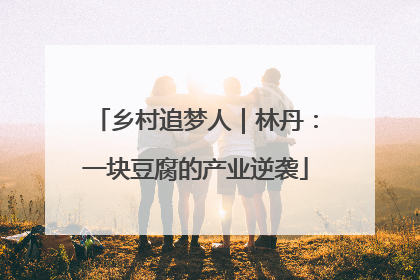 乡村追梦人｜林丹：一块豆腐的产业逆袭
