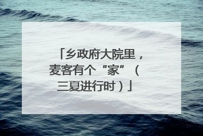 乡政府大院里，麦客有个“家”（三夏进行时）
