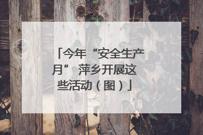 今年“安全生产月” 萍乡开展这些活动（图）