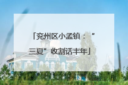 兖州区小孟镇：“三夏”收割话丰年