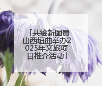 共绘新图景 山西垣曲举办2025年文旅项目推介活动