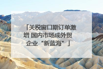关税窗口期订单激增 国内市场成外贸企业“新蓝海”