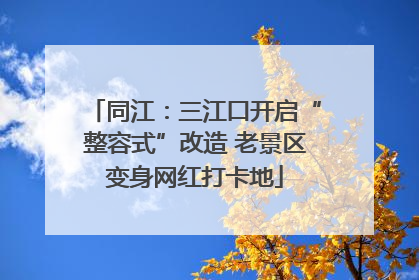 同江：三江口开启“整容式”改造 老景区变身网红打卡地