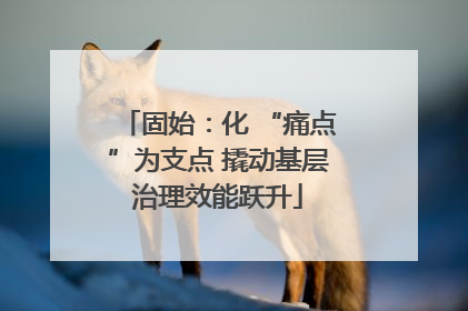 固始：化 “痛点”为支点 撬动基层治理效能跃升