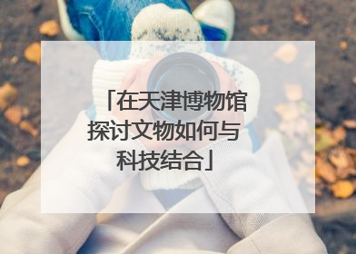 在天津博物馆探讨文物如何与科技结合