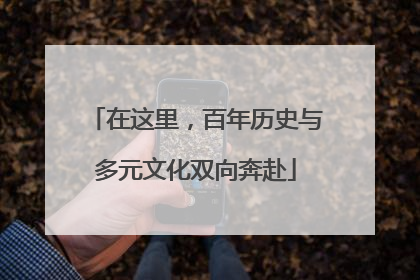 在这里，百年历史与多元文化双向奔赴