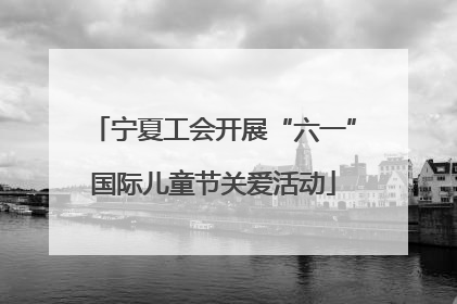 宁夏工会开展“六一”国际儿童节关爱活动
