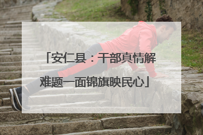 安仁县：干部真情解难题一面锦旗映民心