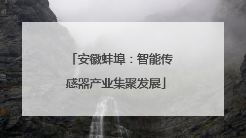 安徽蚌埠：智能传感器产业集聚发展