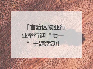 官渡区物业行业举行迎“七一”主题活动