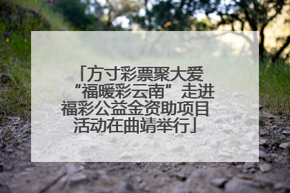 方寸彩票聚大爱 “福暖彩云南”走进福彩公益金资助项目活动在曲靖举行