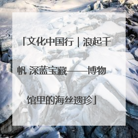 文化中国行｜浪起千帆 深蓝宝藏——博物馆里的海丝遗珍