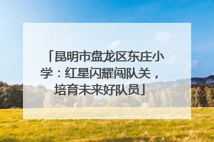 昆明市盘龙区东庄小学：红星闪耀闯队关，培育未来好队员