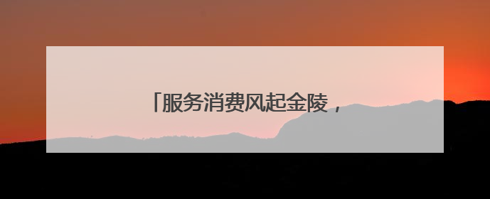 服务消费风起金陵，玄武如何抢占C位？