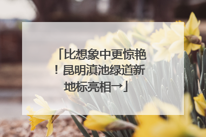 比想象中更惊艳！昆明滇池绿道新地标亮相→