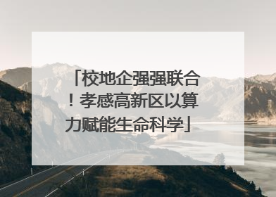 校地企强强联合！孝感高新区以算力赋能生命科学