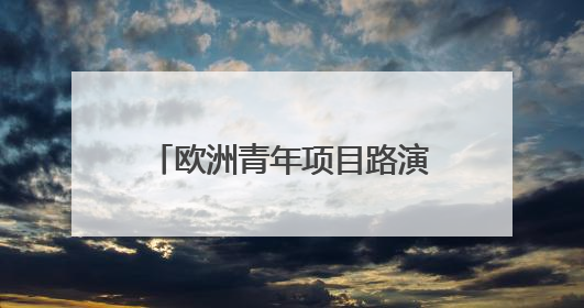 欧洲青年项目路演代表团走进天津