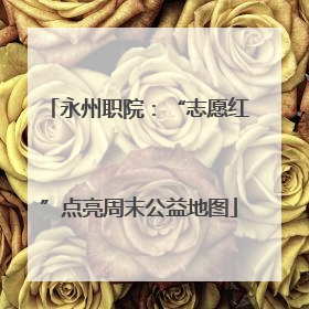 永州职院：“志愿红”点亮周末公益地图