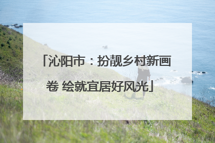 沁阳市：扮靓乡村新画卷 绘就宜居好风光