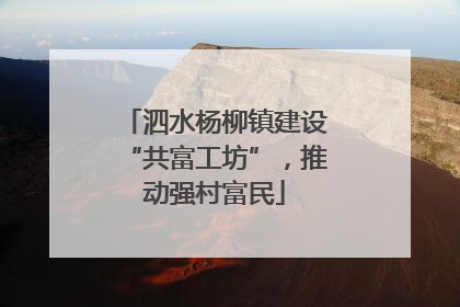 泗水杨柳镇建设“共富工坊”，推动强村富民