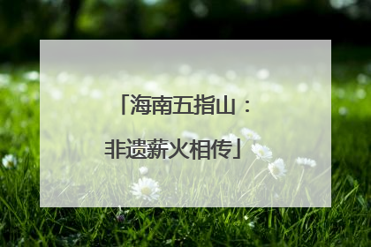 海南五指山：非遗薪火相传