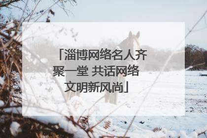 淄博网络名人齐聚一堂 共话网络文明新风尚