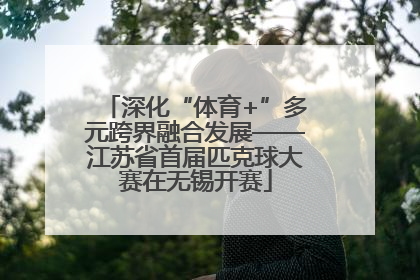 深化“体育+”多元跨界融合发展——江苏省首届匹克球大赛在无锡开赛