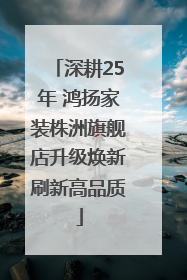 深耕25年 鸿扬家装株洲旗舰店升级焕新刷新高品质