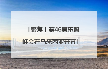 聚焦丨第46届东盟峰会在马来西亚开幕
