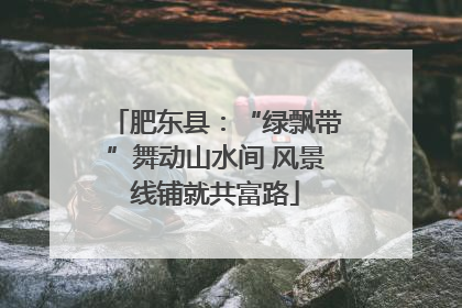 肥东县：“绿飘带”舞动山水间 风景线铺就共富路