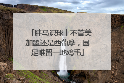 胖马识球丨不管美加墨还是西葡摩，国足唯留一地鸡毛