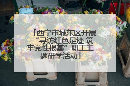 西宁市城东区开展“寻访红色足迹 筑牢党性根基”职工主题研学活动