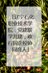 辽宁石化职业技术学院：党建联学共建，政行园企校协同育人