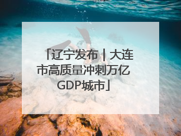 辽宁发布｜大连市高质量冲刺万亿GDP城市