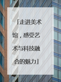 走进美术馆，感受艺术与科技融合的魅力