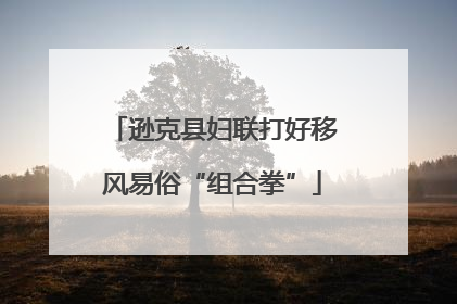 逊克县妇联打好移风易俗“组合拳”