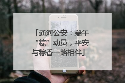 通河公安：端午“粽”动员，平安与粽香一路相伴