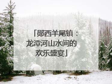 郧西羊尾镇：龙潭河山水间的欢乐盛宴