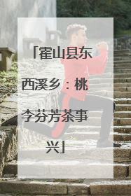 霍山县东西溪乡：桃李芬芳茶事兴